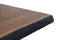 Rectangular dining table - 240x100x77 - Walnut brown/black - Acacia wood/metal