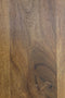 Rectangular dining table - 240x100x77 - Walnut brown/black - Acacia wood/metal