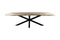 Rectangular dining table SoHo - 240x100x77 - Natural/black - Acacia wood/metal