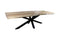 Rectangular dining table SoHo - 240x100x77 - Natural/black - Acacia wood/metal