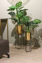 Plant stand set Fletcher - ø22x61/ø17x46 - Gold/black - Iron