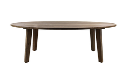 Garden table oval - 220x110x75 - Natural - Teak
