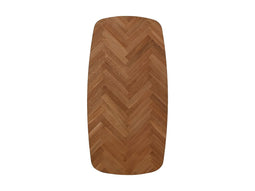 Table top Fishbone Danish - 260x110x4 - Natural - Oak