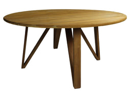 Round dining table - ø140x79 - Natural - Teak