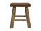 Decorative stool - 28x22x30 - Natural - Teak