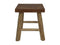 Decorative stool - 28x22x30 - Natural - Teak