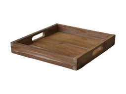 Tray - 40x40x6 - Natural - Teak