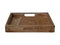Tray - 40x40x6 - Natural - Teak
