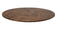 Dining table Mozaik Verona round - 100x100x77 - Natural/black - Mango wood/metal