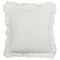 Beliani PIERIS - Decorative cushion set of 2 - White - 45 x 45 cm - Linen