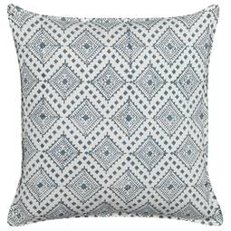 Beliani CORDATA - Decorative cushion set of 2 - Blue - 45 x 45 cm - Cotton