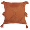 Beliani AVIUM - Decorative cushion set of 2 - Orange - 45 x 45 cm - Cotton