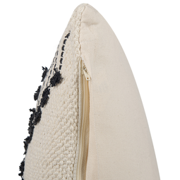 Beliani MYRTUS - Decorative cushion - Beige - 45 x 45 cm - Cotton