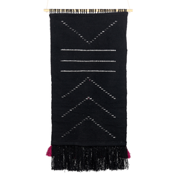 Beliani PAKPATTAN - Wall decoration - Black - Cotton