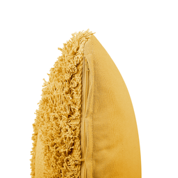 Beliani RHOEO - Decorative cushion - Yellow - 45 x 45 cm - Cotton