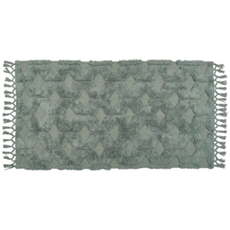 Beliani KARS - Short pile rug - Green - 80 x 150 cm - Cotton