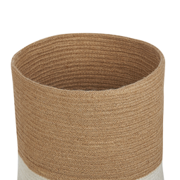 Beliani BULANIK - Basket set of 2 - Beige/White - Jute