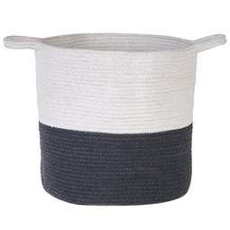 Beliani PAZHA - Basket set of 2 - White - Cotton