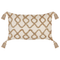 Beliani INCANA - Decorative cushion set of 2 - Beige - 30 x 50 cm - Cotton