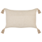 Beliani INCANA - Decorative cushion set of 2 - Beige - 30 x 50 cm - Cotton