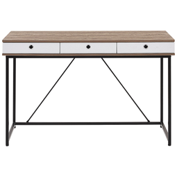 Beliani FOSTER/HINTON - Desk set - Light wood color - Chipboard