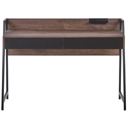 Beliani FOSTER/HARWICH - Desk set - Dark wood color - Chipboard