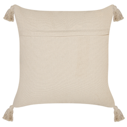 Beliani ARALIA - Decorative cushion - Beige - 45 x 45 cm - Cotton