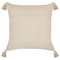 Beliani ARALIA - Decorative cushion - Beige - 45 x 45 cm - Cotton