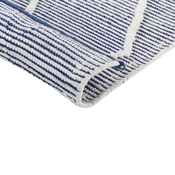 Beliani SYNOPA - Modern rug - White - 80 x 150 cm - Cotton