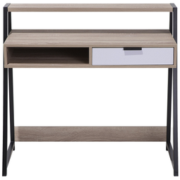 Beliani FOSTER/CALVIN - Desk set - Light wood color - MDF
