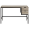 Beliani GRANT/FOSTER - Desk set - Light wood color - MDF