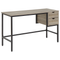 Beliani GRANT/FOSTER - Desk set - Light wood color - MDF