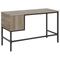 Beliani GRANT/FOSTER - Desk set - Light wood color - MDF