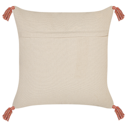 Beliani HICKORY - Decorative cushion set of 2 - Beige - 45 x 45 cm - Cotton