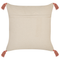 Beliani HICKORY - Decorative cushion set of 2 - Beige - 45 x 45 cm - Cotton