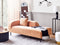 Beliani LE CRAU - Chaise longue - Pink - Left side - Velvet