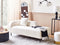Beliani LE CRAU - Chaise longue - White - Left side - Polyester