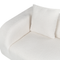 Beliani LE CRAU - Chaise longue - White - Left side - Polyester