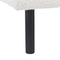 Beliani LE CRAU - Chaise longue - White - Left side - Polyester