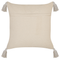 Beliani EUPHORBIA - Decorative cushion - Beige - 45 x 45 cm - Cotton