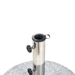 Beliani CEGGIA - Parasol base - Gray - Granite