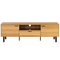 Beliani CLAREMONT - TV cabinet - Light wood color - MDF