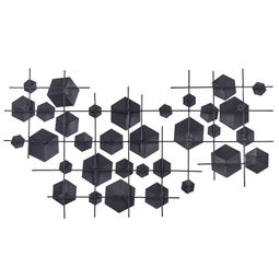 Beliani FLEROVIUM - Wall decoration - Gold - Iron