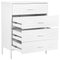 Beliani ENAGO - Office cabinet - White - Steel