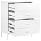 Beliani ENAGO - Office cabinet - White - Steel