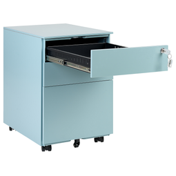 Beliani CAMI - Office cabinet - Blue - Steel