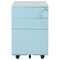 Beliani CAMI - Office cabinet - Blue - Steel