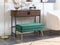 Beliani DURHAM - Bench - Green - Velvet