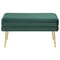 Beliani DURHAM - Bench - Green - Velvet