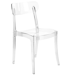 Beliani COVINGTON - Dining room chair set - Transparent - Polycarbonate